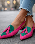 Elena | Sandalen met bandjes en franjes
