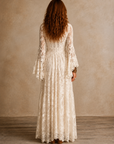 Emily | Vintage Silhouette Maxi Jurk voor Vrouwen