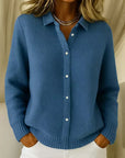 Carmela | Textured Knit Jacket with Buttons