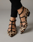Franca | Schoenen met hak en luipaardbandje
