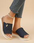Tímea – luchtige, denim-geïnspireerde ergonomische sandaal