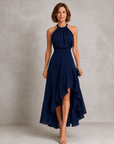 Chloe | Halter Ruffle Hem