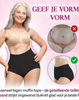 Evelyne | Lekvrije High-Waist Onderbroek met Buikcorrectie - 1+1 gratis