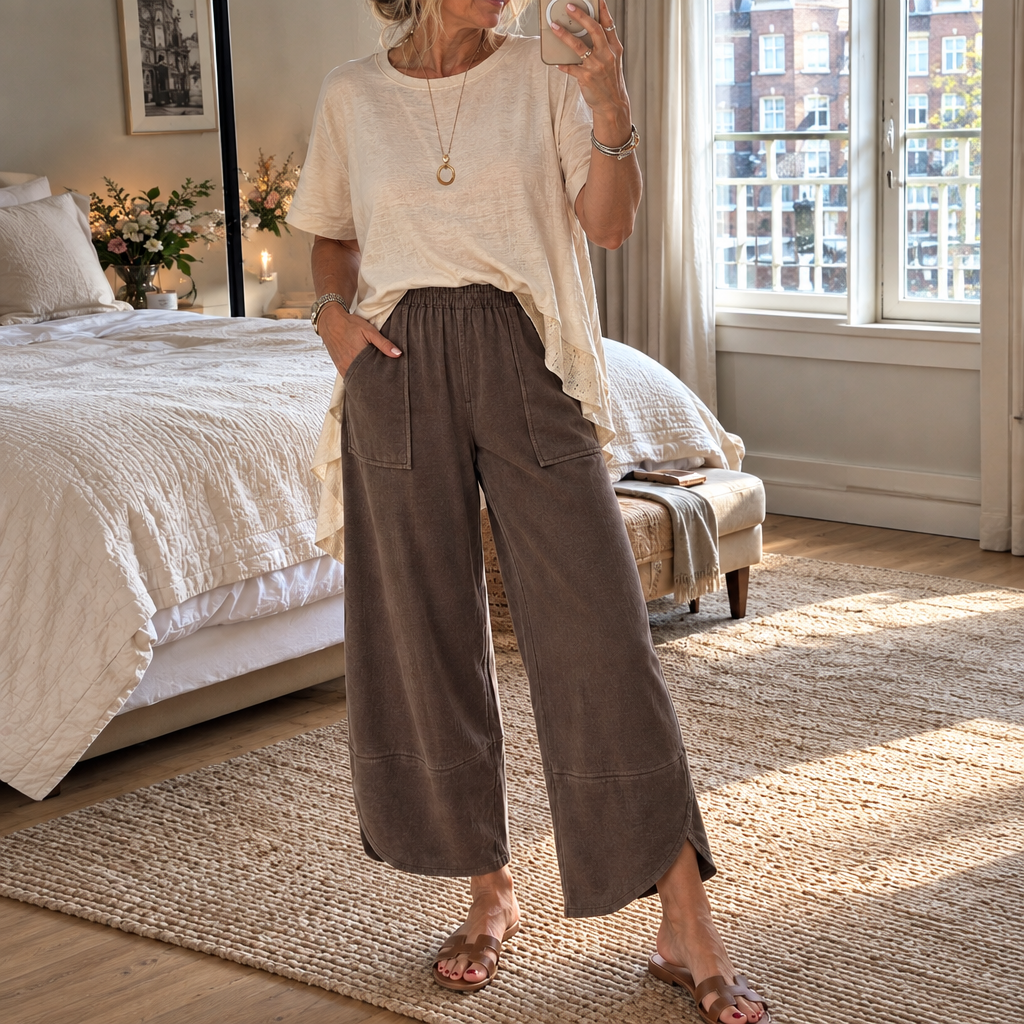 Flora | Zachte Stretchbroek met Comfortabele Pasvorm - 1+1 Gratis!