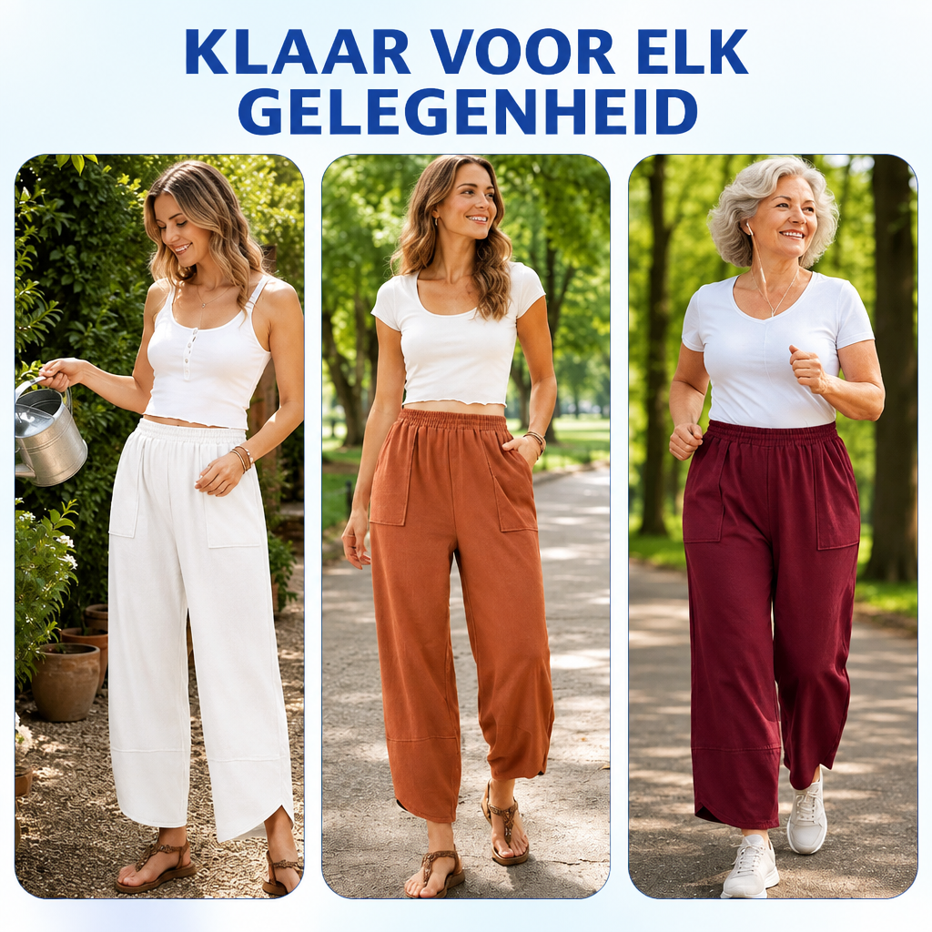 Flora | Zachte Stretchbroek met Comfortabele Pasvorm - 1+1 Gratis!