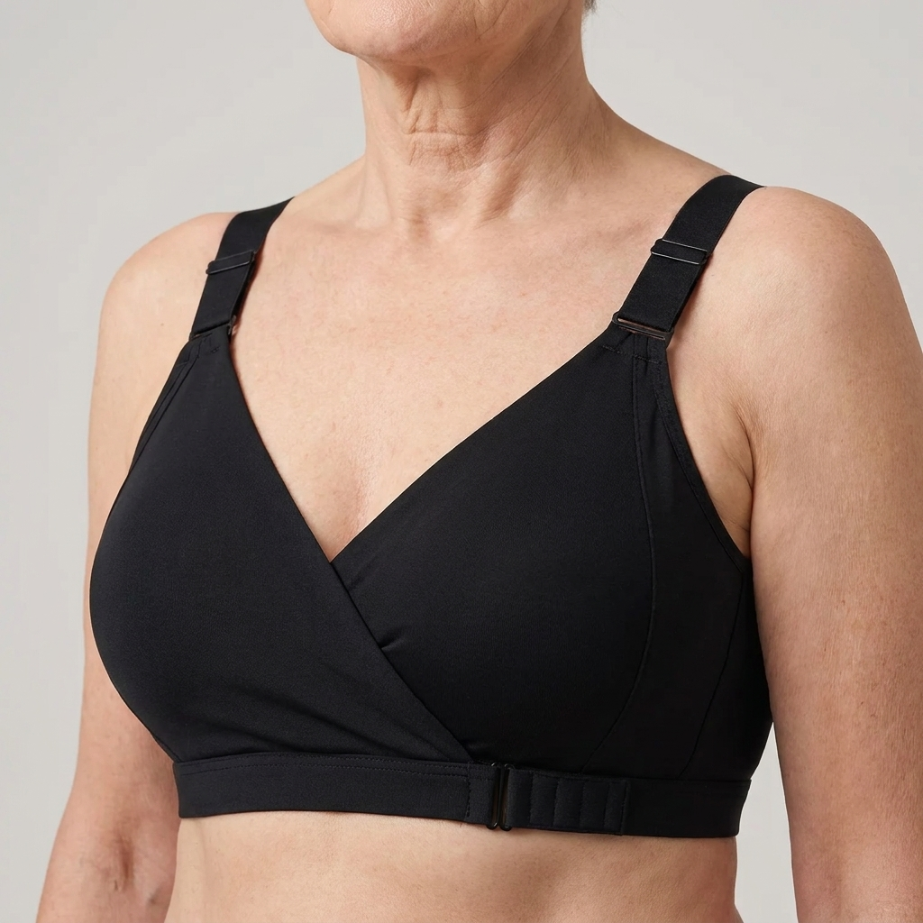 Adelheid | Comfort BH met Voorsluiting zonder Beugel - 1+1 Gratis!