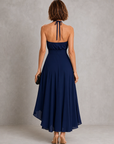 Chloe | Halter Ruffle Hem