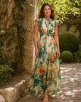 Grace | Geschilderde Tropische Chiffon