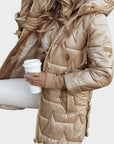 Denisa ™| Elegante winterjas met capuchon en voering