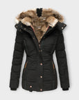 Emine ™ ｜ Leren jas met bont