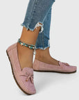 Maria | Comfortabele mocassins met strikje