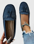 Maria | Comfortabele mocassins met strikje