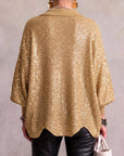 Elisa | Oversized Coltrui Met Grote Metalen Knopen