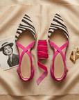 Ornella | Ballerina's met bandjes