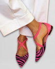 Ornella | Ballerina's met bandjes