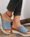 Tímea – luchtige, denim-geïnspireerde ergonomische sandaal