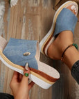 Tímea – luchtige, denim-geïnspireerde ergonomische sandaal