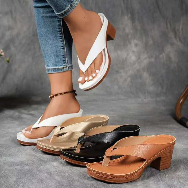 Zsófia – elegante relaxte sandaal met een lichte hak