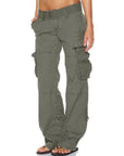 Luisa | Dames Vintage Wijde Cargobroek