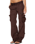 Luisa | Dames Vintage Wijde Cargobroek