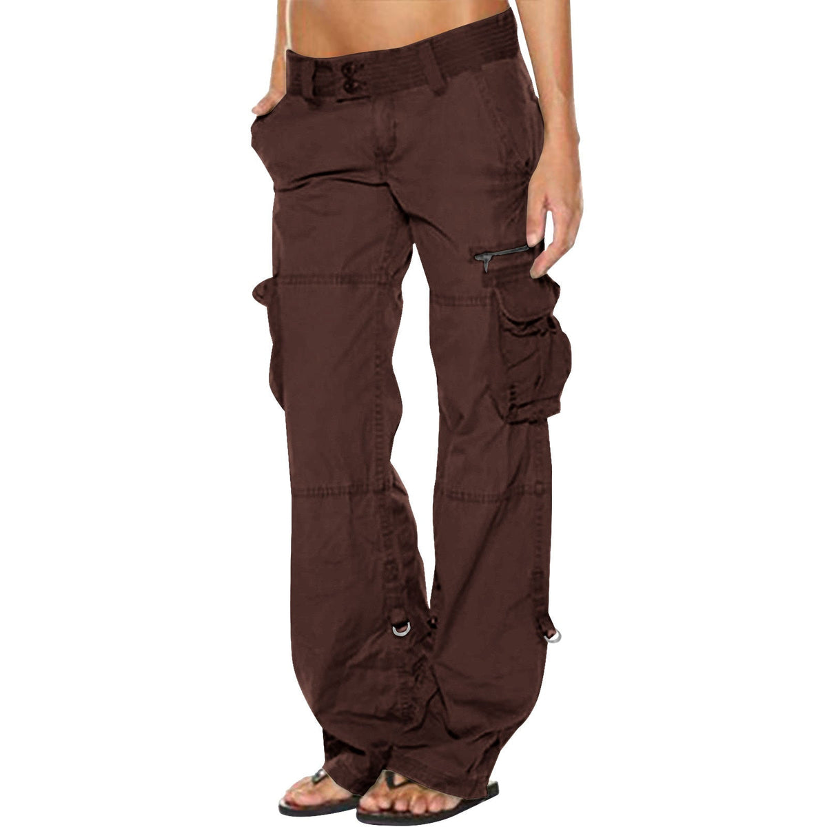 Luisa | Dames Vintage Wijde Cargobroek