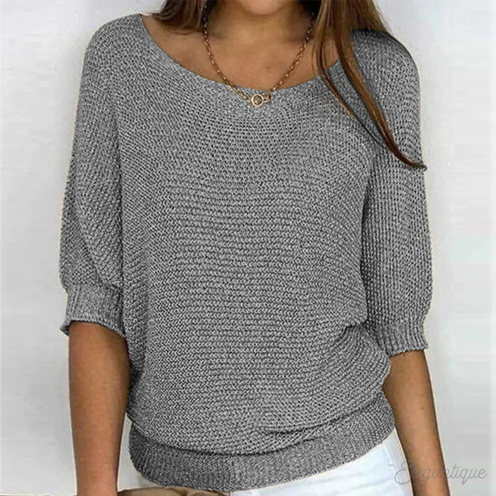 Gabrielle | Chic gedraaide brei trui