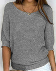 Gabrielle | Chic gedraaid brei trui