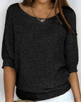 Gabrielle | Chic gedraaid brei trui