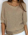Gabrielle | Chic gedraaid brei trui