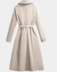 Clarice | Geknoopte Klassieke Midi Trenchcoat