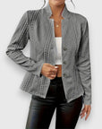Loretta | Textured Button-Front Cardigan
