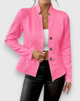 Loretta | Textured Button-Front Cardigan