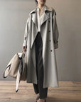 Aurelie | Dubbelzijdige Lange Trenchcoat