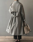Aurelie | Dubbelzijdige Lange Trenchcoat