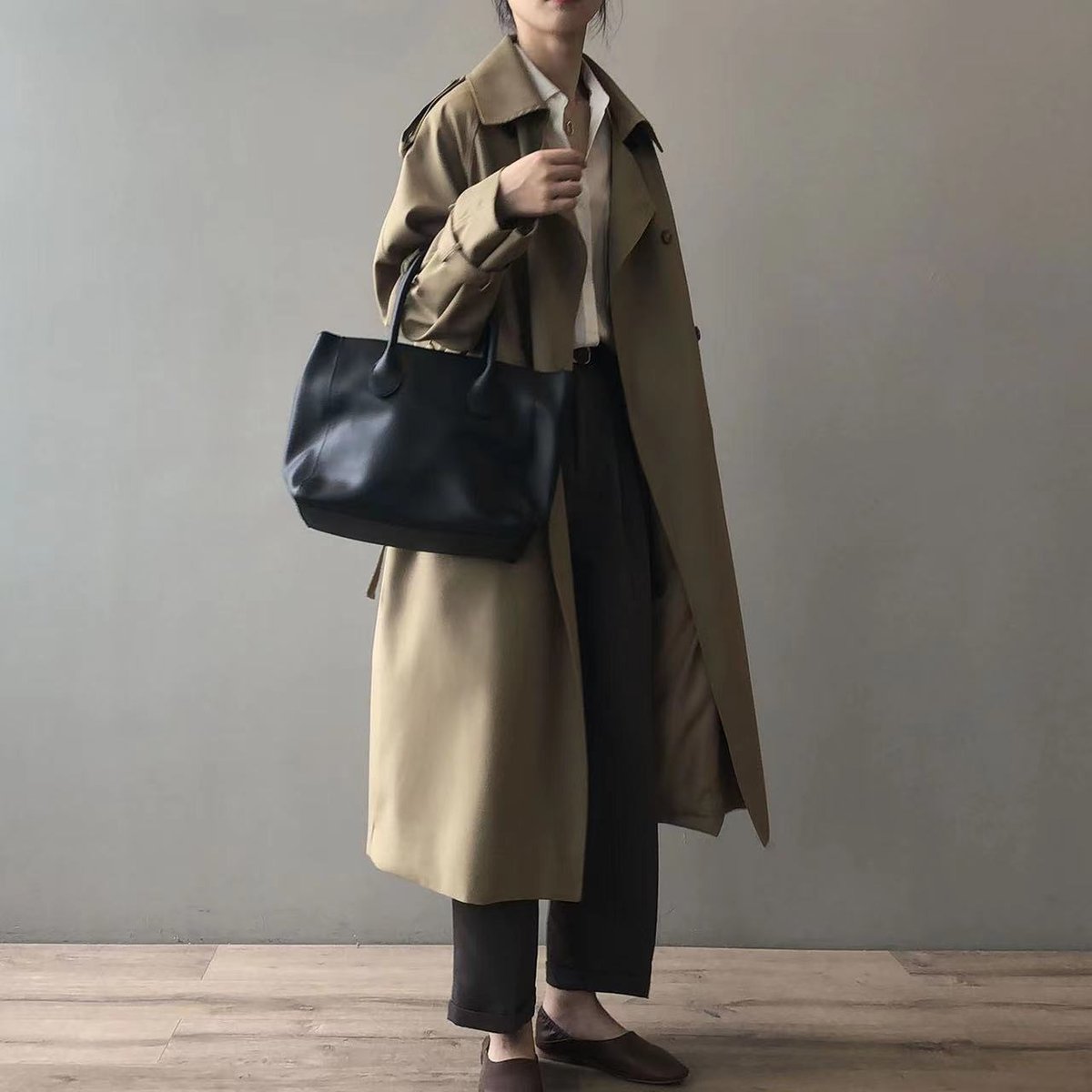 Aurelie | Dubbelzijdige Lange Trenchcoat