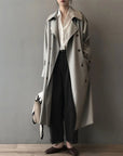Aurelie | Dubbelzijdige Lange Trenchcoat