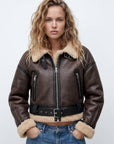 Verena | Cropped Aviator Bomberjack