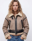 Verena | Cropped Aviator Bomberjack