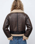 Verena | Cropped Aviator Bomberjack