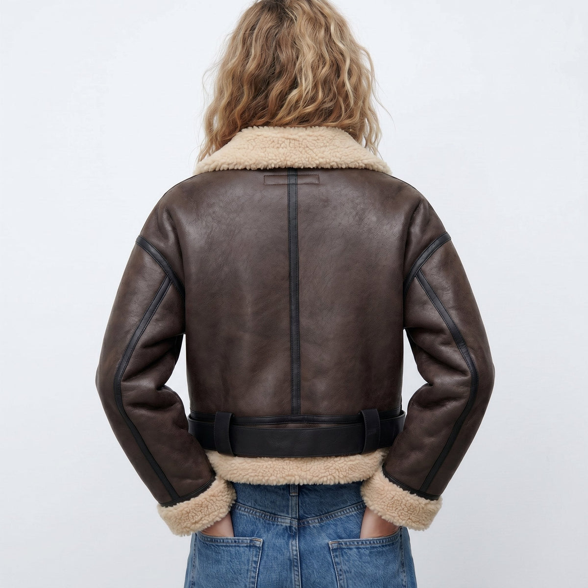 Verena | Cropped Aviator Bomberjack