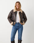 Verena | Cropped Aviator Bomberjack