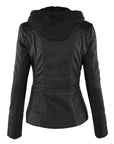 Lucinda | Motojack met Capuchon en Verwijderbare Capuchon