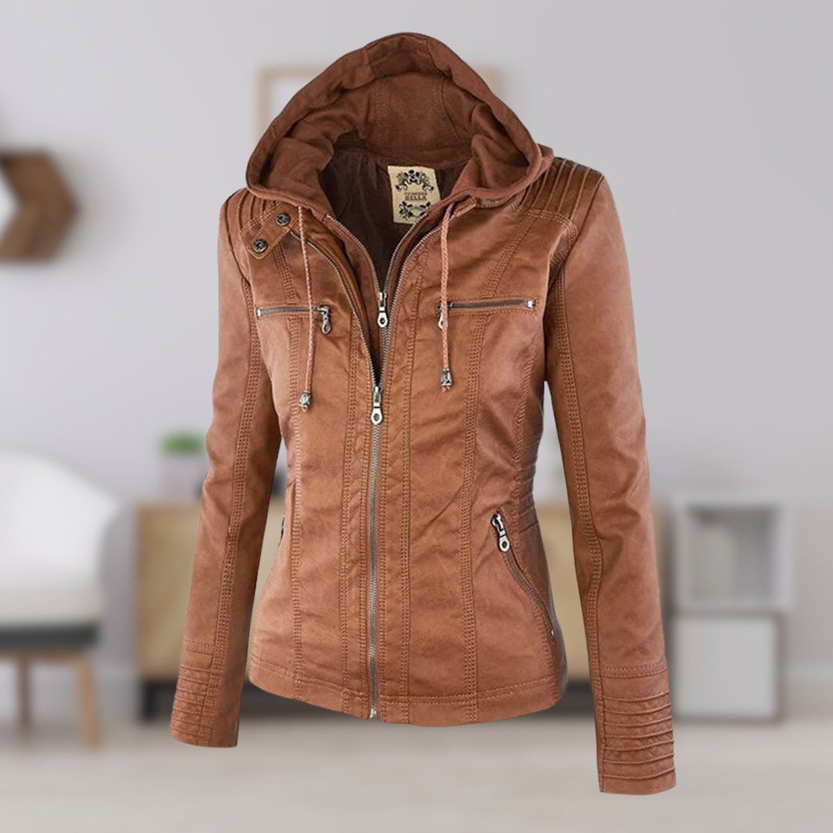 Lucinda | Motorjack met Kap en Verwijderbare Kap