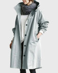 Ruth | Gewatteerde Relaxed-Fit Lange Trenchcoat