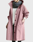 Ruth | Gewatteerde Relaxed-Fit Lange Trenchcoat