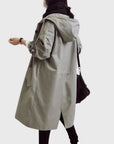 Ruth | Gewatteerde Relaxed-Fit Lange Trenchcoat