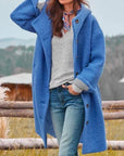 Eleanor | Longline Hooded Button-Front Coat