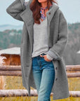Eleanor | Longline Hooded Button-Front Coat