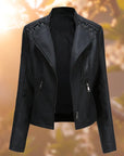 Ruby | Moto-Stijl Zip-Up Bikerjack