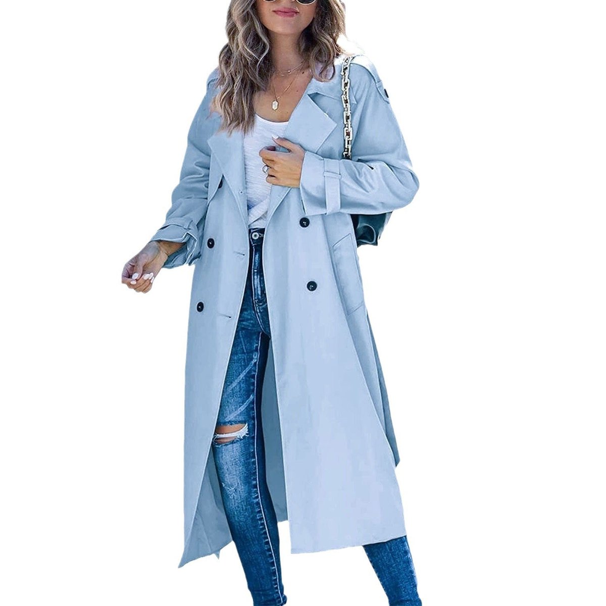 Camilla | Lange Trenchcoat met Ceintuur